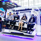 इंटरएक्टिव गेमप्ले हाई ड्यूरेबिलिटी डायनेमिक सीटों के साथ 400KG लोड 9D VR सिनेमा सिम्युलेटर