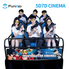 इलेक्ट्रिकल सिस्टम इनडोर वाणिज्यिक मनोरंजन पार्क के लिए 5 डी मूवी थिएटर स्क्रीन प्रकार