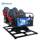 220V वर्चुअल रियलिटी 6 सीट्स 7 डी सिनेमा थिएटर गेम मशीन ब्लू, रेड, ब्लैक या कस्टम