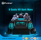 FuninVR- हॉट बेच आर्केड 6 सीटें वीआर डार्क मार 3.8KW मनोरंजन पार्क के लिए आभासी वास्तविकता का अनुभव