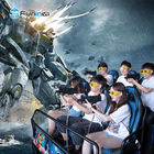 वीआर शूटिंग गेम्स 7 डी सिनेमा सिम्युलेटर राइडर मेटल स्क्रीन 6/9 सीटें