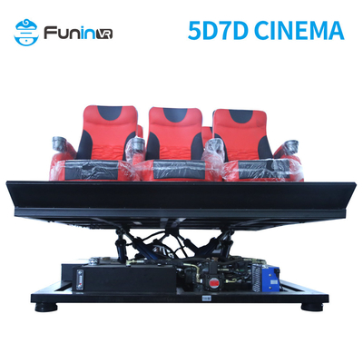 अधिकतम क्षमता 500 किलोग्राम 5 डी सिनेमाघर 5 डी सिनेमाघर डिजिटल प्रक्षेपण के साथ