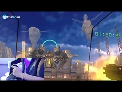 मनोरंजन पार्क गेम्स 9 डी वीआर सिम्युलेटर इंडोर स्काई डाइविंग 360 वीआर सिम्युलेटर