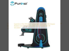 हमारे AC220V 9D VR सिम्युलेटर में 360 डिग्री रोटेशन और जॉयस्टिक कंट्रोलर के साथ अंतिम गेमिंग अनुभव का अनुभव करें