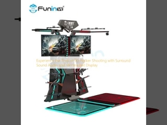 9 डी वॉकर शूटिंग के रोमांच का अनुभव करें, सर्राउंड साउंड ऑडियो और VR हेडसेट डिस्प्ले के साथ