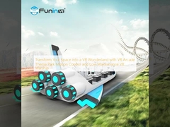 वीआर आर्केड थीम पार्क मोशन कंट्रोल और कम रखरखाव वाले वीआर युद्धपोत के साथ अपने स्थान को वीआर वंडरलैंड में बदलें