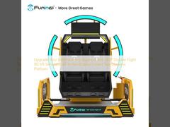 360 डिग्री डबल फ्लाइट 9 डी वीआर सिम्युलेटर 40 इंच डिस्प्ले स्क्रीन साइज डायनेमिक प्लेटफॉर्म के साथ अपने मनोरंजन व्यवसाय को अपग्रेड करें