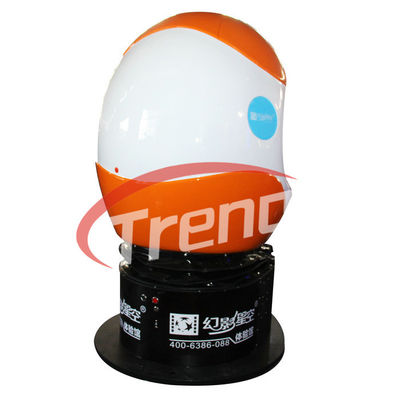 इलेक्ट्रिक एग आकार ओकुलस रिफ्ट 9 डी सिनेमा सिम्युलेटर इमर्सिव 360 डिग्री घूर्णन