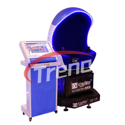 अंडे आकार थीम पार्क 9 डी वर्चुअल वास्तविकता सिनेमा डबल सीटें 1500 वाट एसजीएस स्वीकृत