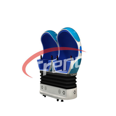 अंडे आकार थीम पार्क 9 डी वर्चुअल वास्तविकता सिनेमा डबल सीटें 1500 वाट एसजीएस स्वीकृत