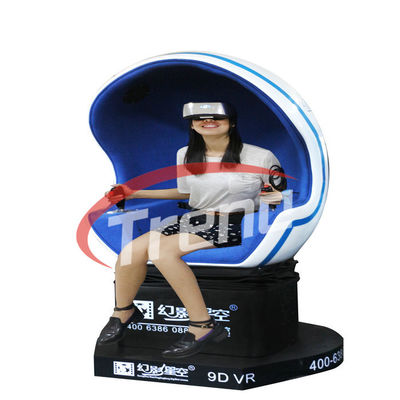 2 खिलाड़ी रोलर कोस्टर अंडे की मशीन 9 डी आभासी वास्तविकता सिनेमा 360 डिग्री फिल्म के साथ