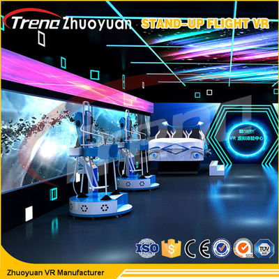 वाणिज्यिक स्काइडाइविंग वीडियो गेम स्टैंड अप उड़ान वीआर सिमुलेटर एसएएसओ प्रमाणन
