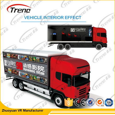 7 डी सिनेमा मूवीज़ के साथ एचडी वीआर चश्मा डिजिटल मोबाइल वर्चुअल वर्ल्ड सिम्युलेटर