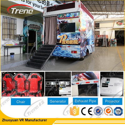 7 डी सिनेमा मूवीज़ के साथ एचडी वीआर चश्मा डिजिटल मोबाइल वर्चुअल वर्ल्ड सिम्युलेटर