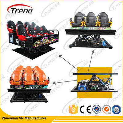 थीम पार्क के लिए 6-12 सीट्स 9 डी वर्चुअल रियलिटी सिम्युलेटर 3 डी ग्लास 5 डी 7 डी सिनेमा