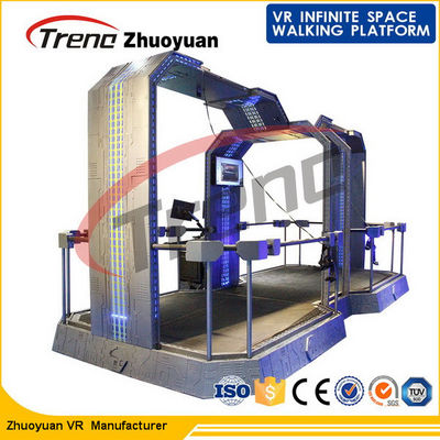 पूर्ण स्वचालित टच स्क्रीन वीआर स्पेस वॉक 2 360 ° वीआर एचटीसी चश्मा के साथ हैंडल