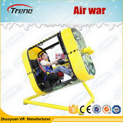 फ्लाइंग अनुभव के साथ सिंगल प्लेयर 360 डिग्री वीआर उड़ान सिम्युलेटर