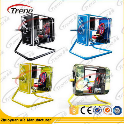 शूटिंग वीआर उड़ान सिम्युलेटर एकल खिलाड़ी शूटिंग 360 ° घूर्णन प्लेटफार्म के साथ