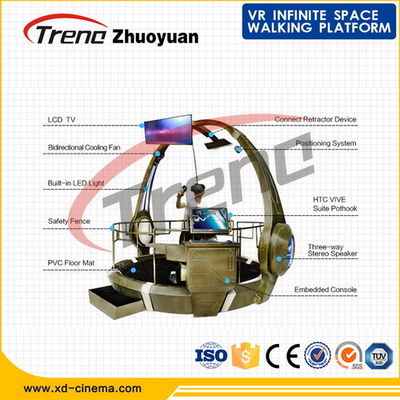 शॉपिंग मॉल के लिए इंडोर मल्टी डायरेक्शनल आभासी वास्तविकता गेमिंग ट्रेडमिल