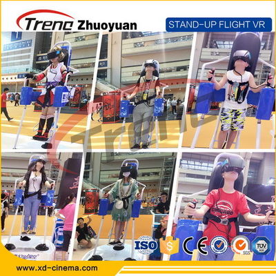 मनोरंजन पार्क वीडियो गेम 360 डिग्री घूर्णन प्लेटफार्म के साथ वर्चुअल वास्तविकता गेमिंग डिवाइस