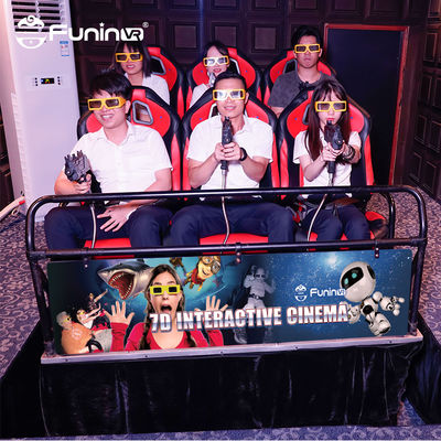 इलेक्ट्रिक सिस्टम आर्केड 5d सिनेमा उपकरण 7d सिम्युलेटर सिनेमा 8 सीटें