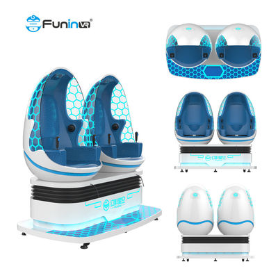 2 सीट्स 9D VR चेयर वर्चुअल रियलिटी सीट किड्स थीम पार्क 550KG
