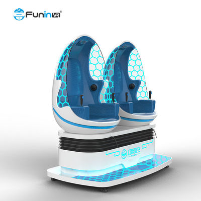 मनोरंजन पार्क के लिए 1.2KW 9D VR एग सिनेमा मोशन चेयर 360 डिग्री