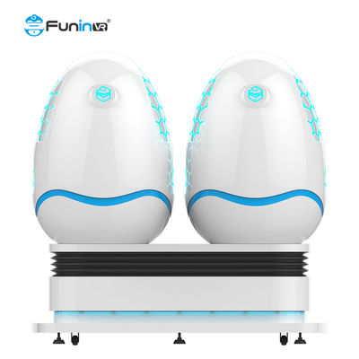 मनोरंजन पार्क के लिए 1.2KW 9D VR एग सिनेमा मोशन चेयर 360 डिग्री