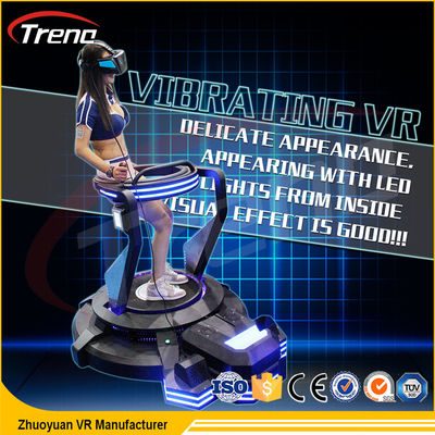 शॉपिंग सेंटर में रोलर कोस्टर कंपन आंदोलन वीआर हेलमेट सिम्युलेटर