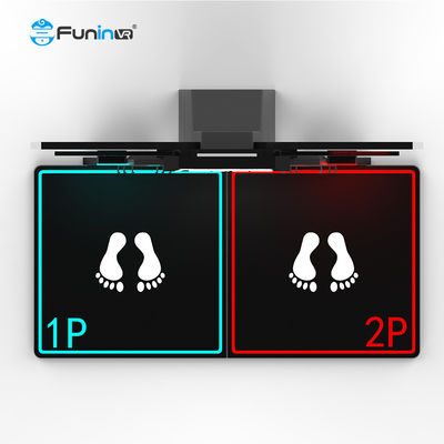 जॉयस्टिक नियंत्रण के साथ पीसी स्टैंड अप फ्लाइट वीआर सिम्युलेटर सैन्य शूटिंग थीम