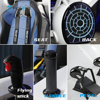 फाइबरग्लास एचटीसी वाइव 360 वीआर सिम्युलेटर 100 किलोग्राम रेटेड लोड के साथ