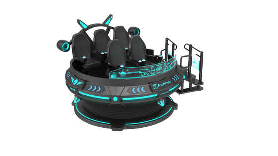 मनोरंजन 55 इंच स्क्रीन 9 डी वीआर कुर्सी AC220V 5 सीटें