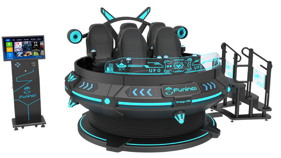 मनोरंजन 55 इंच स्क्रीन 9 डी वीआर कुर्सी AC220V 5 सीटें