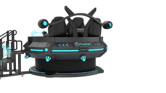 मनोरंजन 55 इंच स्क्रीन 9 डी वीआर कुर्सी AC220V 5 सीटें