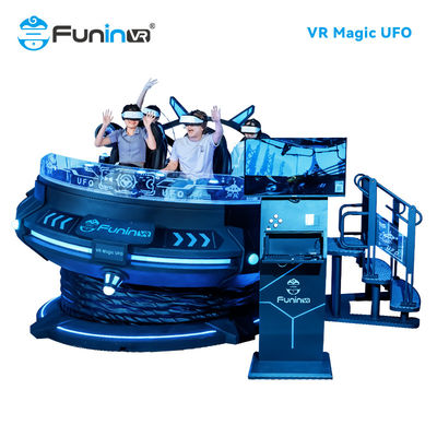 साहसिक 9D वीआर सिम्युलेटर 360 डिग्री रोटेशन मल्टीप्लेयर 1.2KW