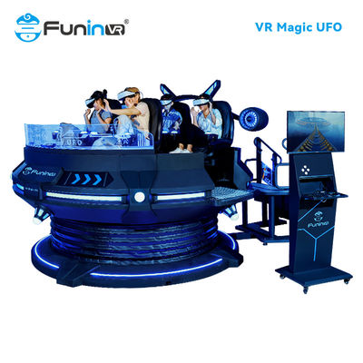 साहसिक 9D वीआर सिम्युलेटर 360 डिग्री रोटेशन मल्टीप्लेयर 1.2KW