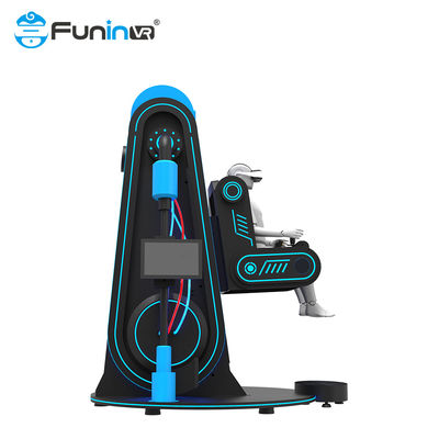 हमारे AC220V 9D VR सिम्युलेटर में 360 डिग्री रोटेशन और जॉयस्टिक कंट्रोलर