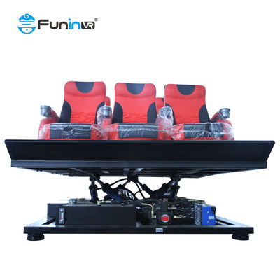 शॉपिंग मॉल 5 डी मूवी थिएटर 9-48 सीटों के लिए अनुकूलित स्क्वायर डिज़ाइन 3 मासिक अपडेट 1 मूवी