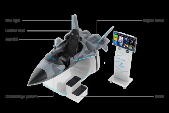 कंपन प्रभाव और वाईफाई कनेक्टिविटी के साथ मजेदार वीआर मनोरंजन पार्क