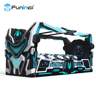 मनोरंजन वीआर मनोरंजन पार्क पैर स्वीप प्रभाव और 3 डी स्क्रीन के साथ