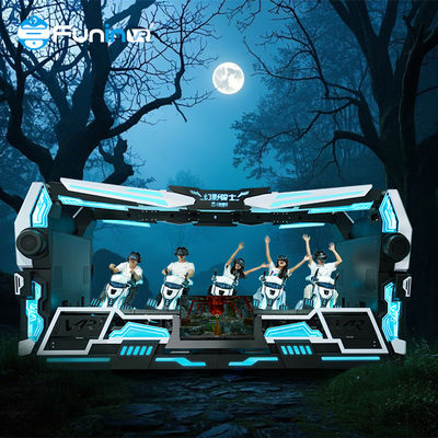 6180*2695*2825 मिमी 9 डी वर्चुअल रियलिटी सिनेमा डायनामिक लाइट इफेक्ट्स के साथ हाई डेफिनिशन विजुअल इफेक्ट्स