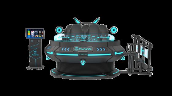 6 सीटों के साथ अपने मनोरंजन व्यवसाय को अपग्रेड करें 9D VR VR सिनेमा वोल्टेज 220V/2.4KW और कंप्यूटर I5 1650 8G 240G