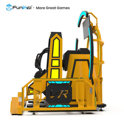 360° रोटेशन वीआर फ्लाइट सिमुलेटर इमर्सिव रोलर कोस्टर वीआर आर्केड गेम मशीन