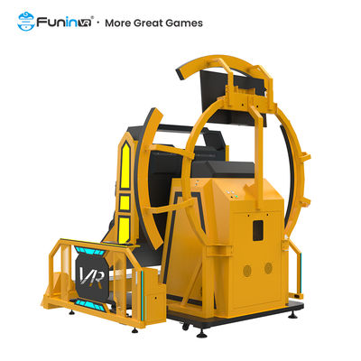 360° रोटेशन वीआर फ्लाइट सिमुलेटर इमर्सिव रोलर कोस्टर वीआर आर्केड गेम मशीन