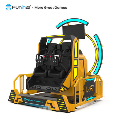 360° रोटेशन वीआर फ्लाइट सिमुलेटर इमर्सिव रोलर कोस्टर वीआर आर्केड गेम मशीन