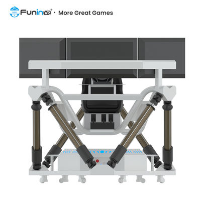 फनिन वीआर इंडोर 9डी वीआर मनोरंजन पार्क एफ1 रेसिंग कार सिम्युलेटर तीन स्क्रीन रेसिंग कार ड्राइविंग आर्केड गेम्स रेसिंग सिम्युलेटर