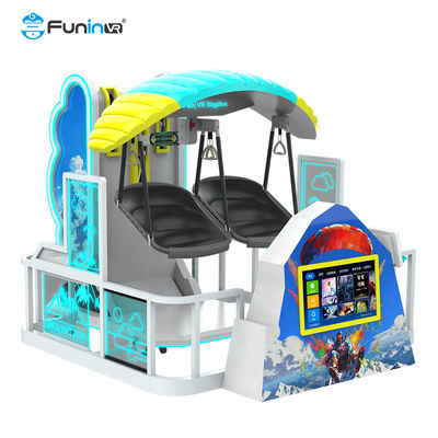 वर्चुअल रियलिटी फ्लाइट सिमुलेटर मनोरंजन पार्क सवारी डबल सीटें वीआर फ्लाइंग गेम मशीन