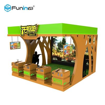 1000W 9D वर्चुअल रियलिटी सिम्युलेटर / 2D 3D रोमांचक गन शूटिंग गेम मशीन