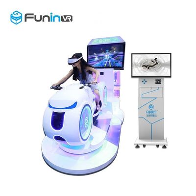 220V व्हाइट कलर मल्टीप्लेयर आई-कैच उपस्थिति कार ड्राइविंग वीआर सिम्युलेटर मोटरसाइकिल रेसिंग डीप ई 3 के साथ