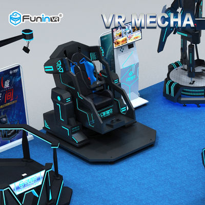 700KW 9D वर्चुअल रियलिटी सिम्युलेटर 360 डिग्री रोटेशन शूटिंग गेम विथ सेफ्टी बेल्ट